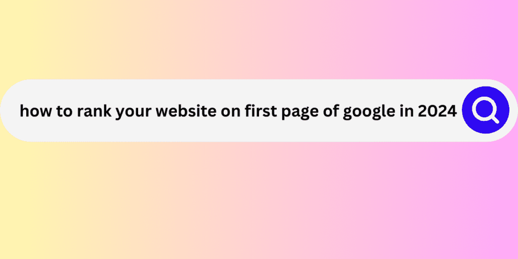 how to rank website in google 2024