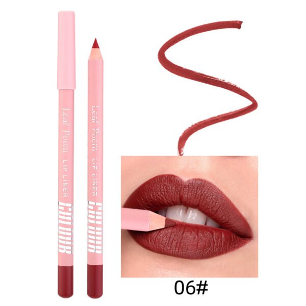 12 Color Matte Lipstick Lip Liner - Image 7