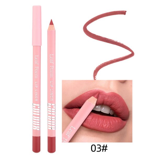 12 Color Matte Lipstick Lip Liner - Image 4