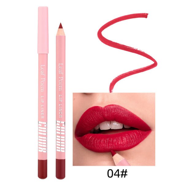 12 Color Matte Lipstick Lip Liner - Image 5