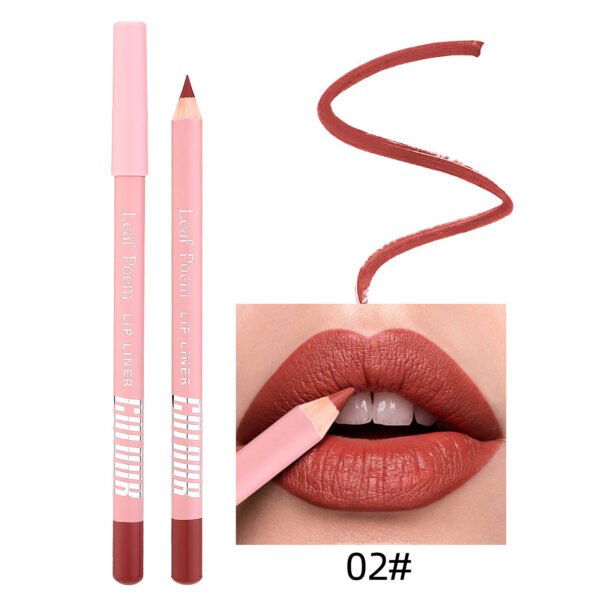 12 Color Matte Lipstick Lip Liner - Image 8