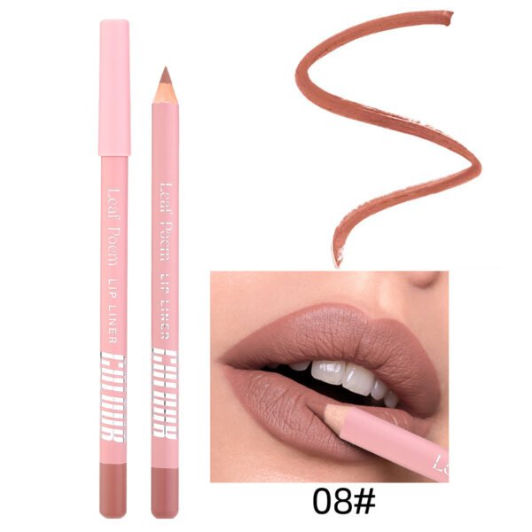 12 Color Matte Lipstick Lip Liner - Image 3